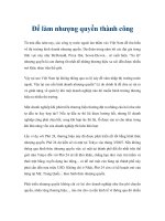 Để làm nhượng quyền thành công ppt