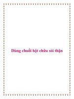 Dùng chuối hột chữa sỏi thận potx