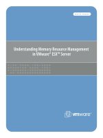 Understanding Memory Resource Management in VMware® ESX™ Server docx