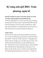 Kỹ năng môi giới BĐS: Trăm phương, ngàn kế pdf