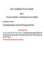 Kết cấu bê tông ứng suất trước-Bài 3: UST và tổn hao UST potx