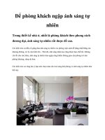 Để phòng khách ngập ánh sáng tự nhiên pdf