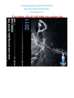 Tiểu luận:ứng dụng yếu tố giới tính vào quảng cáo docx