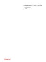 Oracle Database Security Checklist ppt