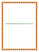 Bài thuốc chữa bệnh viêm phế quản mạn tính từ cây sậy pdf