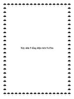 Xây nhà 5 tầng diện tích 5x15m potx