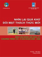 NHÌN LẠI QUÁ KHỨ ĐỐI MẶT THÁCH THỨC MỚI docx