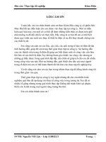 Báo cáo: Thực tập tốt nghiệp CÔNG TY CỔ PHẦN DỆT MAY HUẾ VÀ NHÀ MÁY SỢI pot