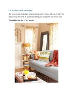 Căn hộ vintage với đồ 