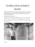 Cao Bằng và bí ẩn nơi thành cổ Bản Phủ potx