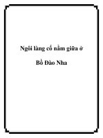 Ngôi làng cổ nằm giữa ở Bồ Đào Nha pptx