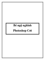 Bé ngộ nghĩnh Photoshop Cs6 pot