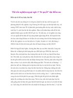 Thi trắc nghiệm ngoại ngữ: 5 “bí quyết” đạt điểm cao ppt