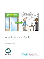About Universal Credit November 2010 potx