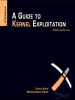 A guide to kernel exploitation
