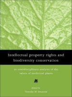 INTELLECTUAL PROPERTY RIGHTS AND BIODIVERSITY CONSERVATION pptx