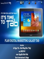 digital marketing samsung galaxy tab