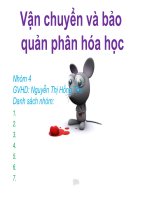 Cơ chế hoạt động của hiệu ứng nhà kính- Lớp DHTP7A docx
