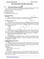 ĐỀ CƯƠNG MÔN TỔ CHỨC MÁY TÍNH ppt