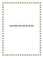 Làm bánh cuốn thật dễ tại nhà pdf