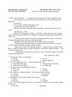 Đề Thi Thử Vào Lớp 10 Văn 2013 - Phần 1 - Đề 3 pot