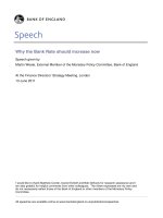Why the Bank Rate should increase now docx