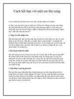 Cách kết bạn với một em thú cưng doc