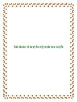 Bài thuốc cổ truyền trị bệnh hen suyễn ppt