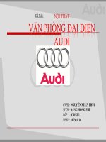 Đồ án:Nội thất văn phòng đại diện Audi pot