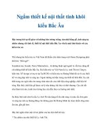 Ngắm thiết kế nội thất tinh khôi kiểu Bắc Âu doc