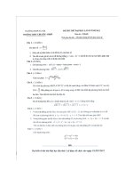 Tài liệu thảo khảo đề thi môn toán 12 ppt