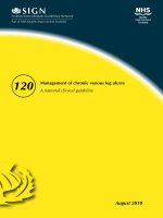 Management of chronic venous leg ulcers pptx