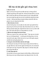 Để mẹ và bé gần gũi nhau hơn doc