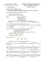 Đề KS HSG5 thi xã lần 2 doc