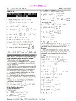 BỘ TÀI LIỆU ÔN THI ĐẠI HỌC- CHUYÊN ĐỀ PHƯƠNG TRÌNH, BẤT PHƯƠNG TRÌNH VÔ TỈ pdf