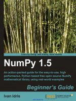 NumPy 1.5 Beginner''''s Guide doc