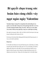 Bí quyết chọn trang sức hoàn hảo cùng chiếc váy ngọt ngào ngày Valentine potx