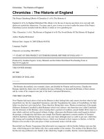 Chronicles (1 of 6): The Historie of England (4 of 8) The Fovrth Booke Of The Historie Of England doc