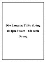 Đảo Laucala: Thiên đường du lịch ở Nam Thái Bình Dương pptx