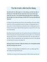 Tự tin trước nhà tuyển dụng docx