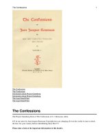 The Confessions of J. J. Rousseau, entire pptx