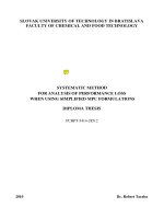 SYSTEMATIC METHOD FOR ANALYSIS OF PERFORMANCE LOSS WHEN USING SIMPLIFIED MPC FORMULATIONS pptx
