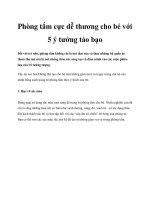 Phòng tắm cực dễ thương cho bé với 5 ý tưởng táo bạo docx