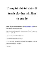 Trang trí nhà trí nhà với tranh cây đẹp mắt làm từ cúc áo docx