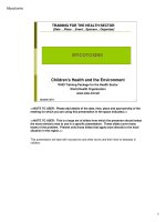MYCOTOXINS - Children''s Health and the Environment potx