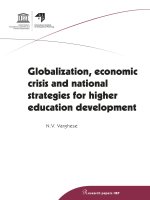 Globalization, economic crisis and national strategies for higher education development potx