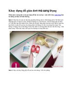 Khay đựng đồ giản đơn mà sang trọng doc