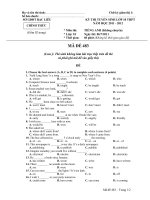 Đề thi HSG tỉnh Bạc Liêu lớp 10 năm 2012 môn Tiếng Anh mã đề 483 pot