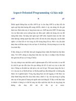 Aspect-Oriented Programming và bảo mật pdf