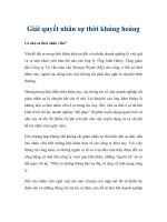 Giải quyết nhân sự thời khủng hoảng potx